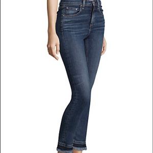 NWT! Rag & Bone Hana Croyden Cropped Frayed Hem Jeans